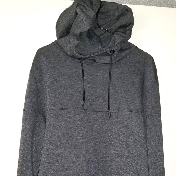 NWT RQRD Required Grey Pull Over High Collar Size L - Picture 1 of 4
